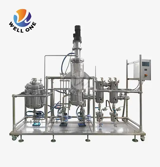 What is the wiped film evaporator theory?